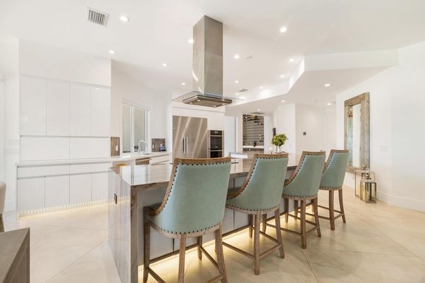 Interior, Kitchen, Recessed Lighting, Stainless Steel Appliances