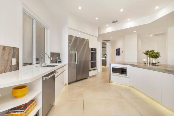 Interior, Kitchen, Recessed Lighting, Stainless Steel Appliances