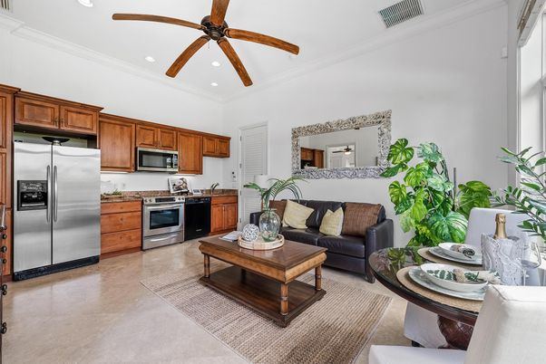 Interior, Kitchen, Living room, Recessed Lighting, Stainless Steel Appliances