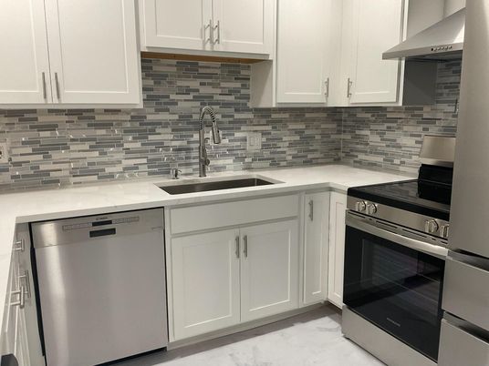Interior, Kitchen, Marble, Stainless Steel Appliances