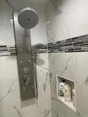 Bathroom, Interior, Marble Walls