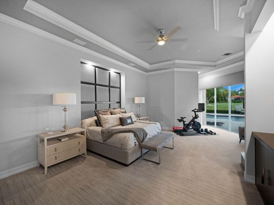 Bedroom, Fitness Equipment, Interior, Recessed Lighting