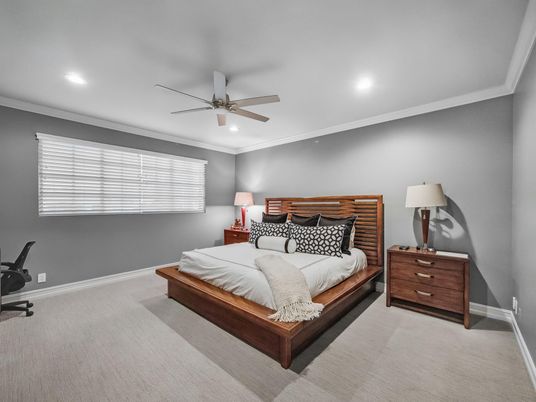 Bedroom, Interior, Recessed Lighting