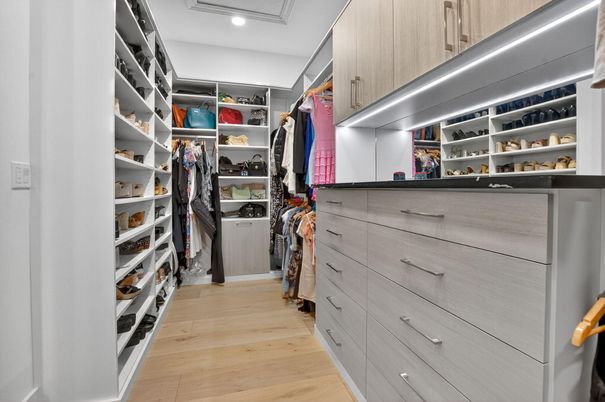Interior, Recessed Lighting, Walk-in Closets, Wood Texture Flooring
