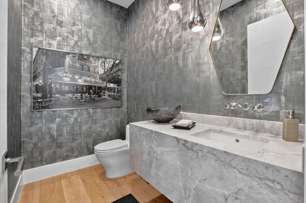 Bathroom, Interior, Wood Texture Flooring