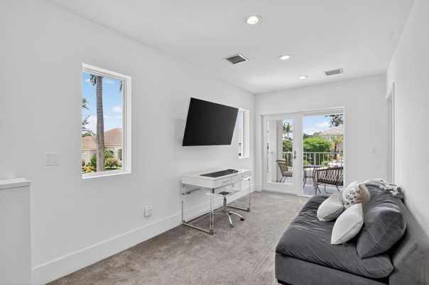 Bedroom, Home Office, Interior, Recessed Lighting
