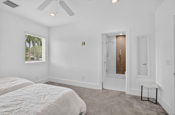 Bedroom, Interior, Recessed Lighting
