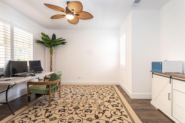 Home Office, Interior, Wood Texture Flooring