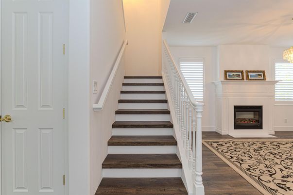 Fireplace, Interior, Wood Texture Flooring