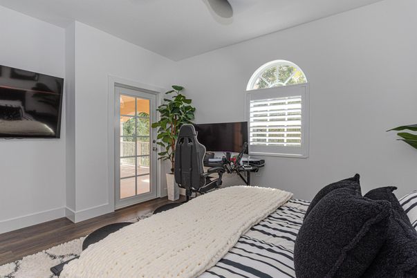 Bedroom, Interior, Wood Texture Flooring