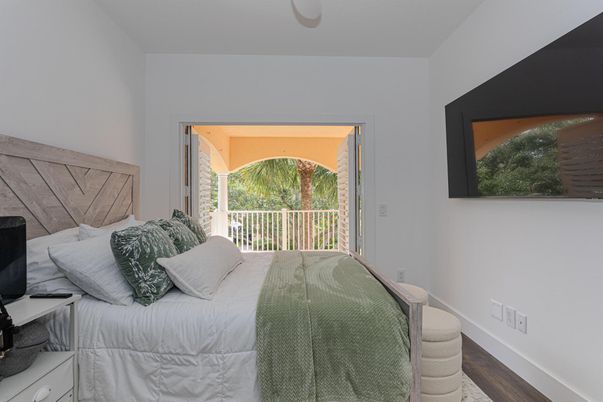 Bedroom, Interior, Wood Texture Flooring
