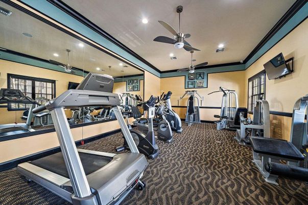 Fitness Equipment, Gym, Interior, Recessed Lighting