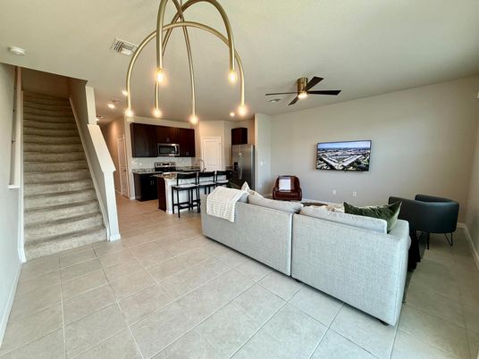Dining room, Interior, Kitchen, Living room, Pendant Lights, Recessed Lighting, Stainless Steel Appliances