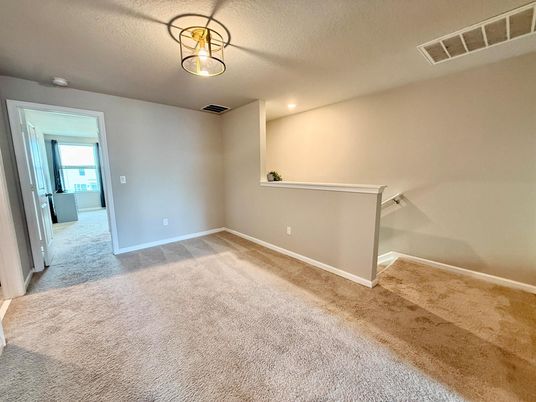 Empty room, Interior, Pendant Lights, Recessed Lighting