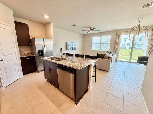 Interior, Kitchen, Living room, Recessed Lighting