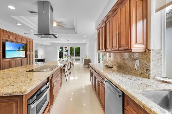 Dining room, Interior, Kitchen, Recessed Lighting
