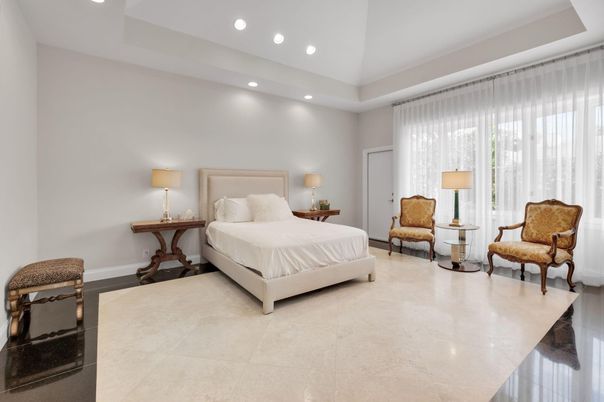Bedroom, Interior, Recessed Lighting