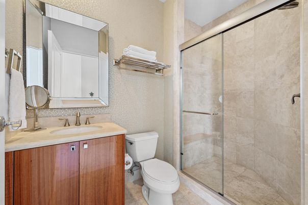 Bathroom, Glass Shower, Interior