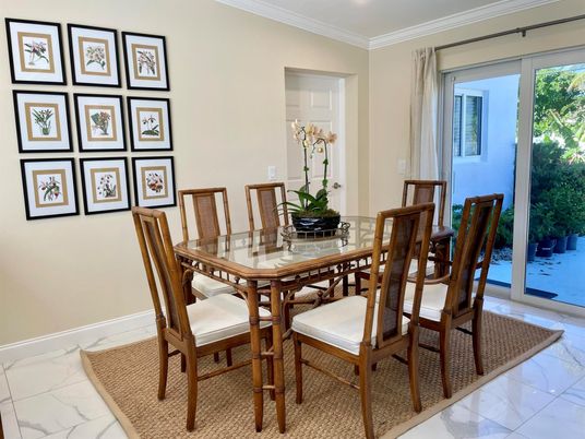 Dining room, Interior, Marble
