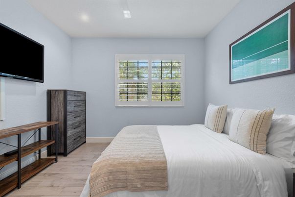 Bedroom, Interior, Wood Texture Flooring