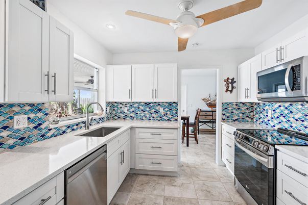 Interior, Kitchen, Recessed Lighting, Stainless Steel Appliances