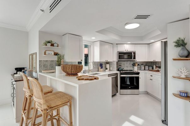 Interior, Kitchen, Recessed Lighting, Stainless Steel Appliances