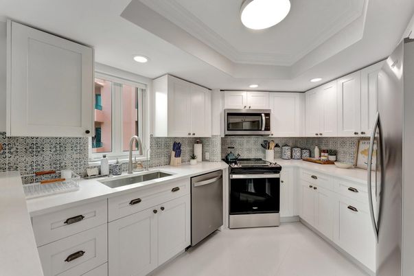 Interior, Kitchen, Recessed Lighting, Stainless Steel Appliances