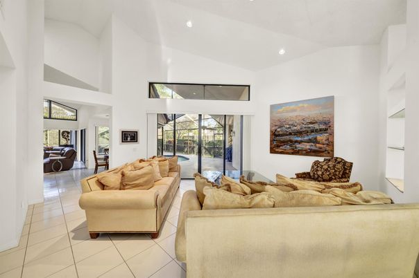 Interior, Living room, Recessed Lighting