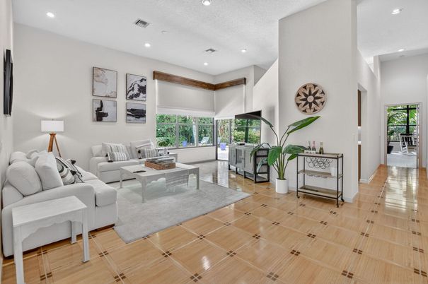 Interior, Living room, Recessed Lighting