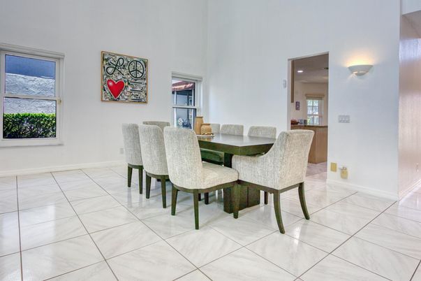 Dining room, Interior, Marble