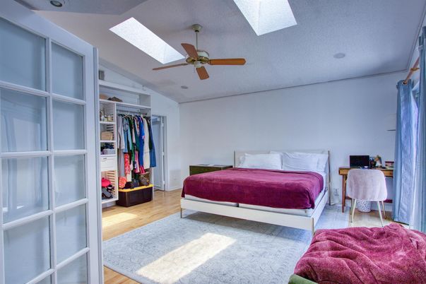 Bedroom, Interior, Wood Texture Flooring