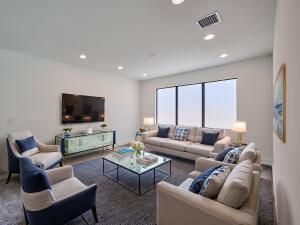 Interior, Living room, Recessed Lighting