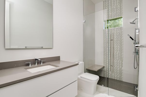Bathroom, Glass Shower, Interior