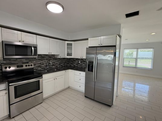 Interior, Kitchen, Recessed Lighting, Stainless Steel Appliances