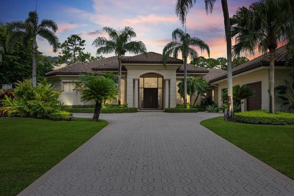 Attached, Backyard, Exterior, Facade, Mediterranean