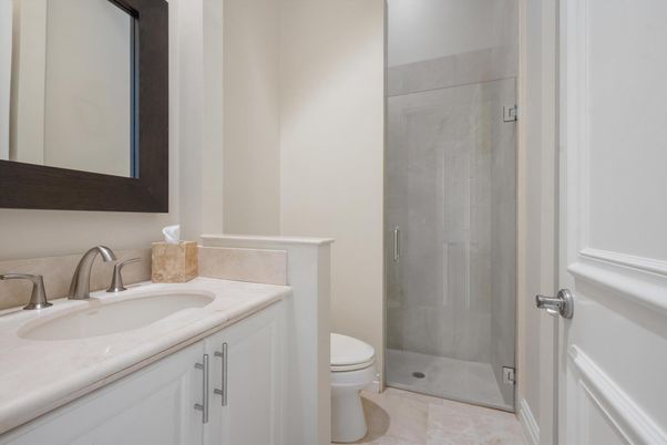 Bathroom, Glass Shower, Interior