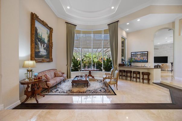 Interior, Living room, Recessed Lighting