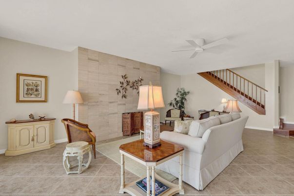 Interior, Living room, Stone Walls