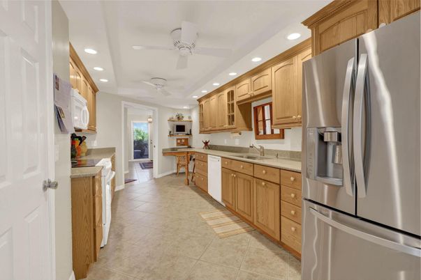Interior, Kitchen, Recessed Lighting, Stainless Steel Appliances