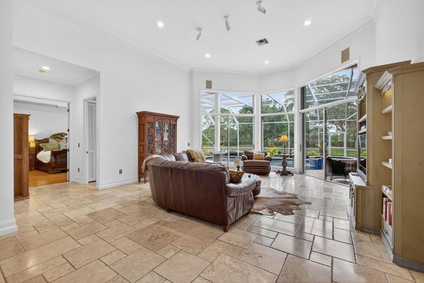 Interior, Living room, Recessed Lighting