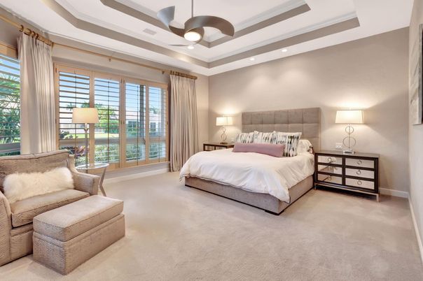 Bedroom, Interior, Recessed Lighting