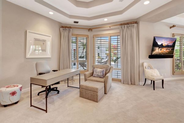 Home Office, Interior, Recessed Lighting