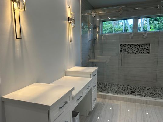 Bathroom, Glass Shower, Interior