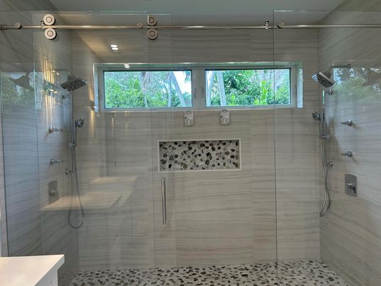 Bathroom, Glass Shower, Interior