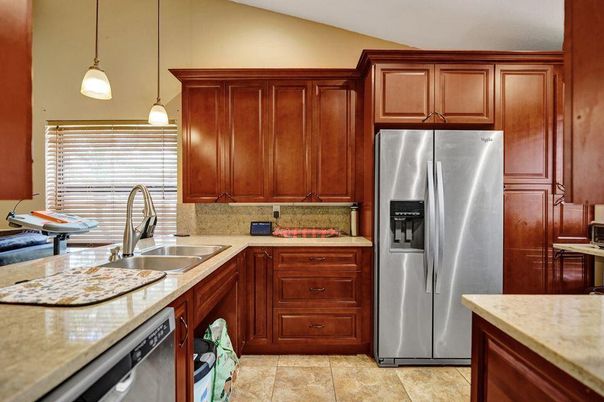 Interior, Kitchen, Pendant Lights, Stainless Steel Appliances