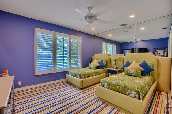 Bedroom, Interior, Recessed Lighting