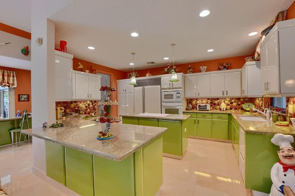 Interior, Kitchen, Pendant Lights, Recessed Lighting