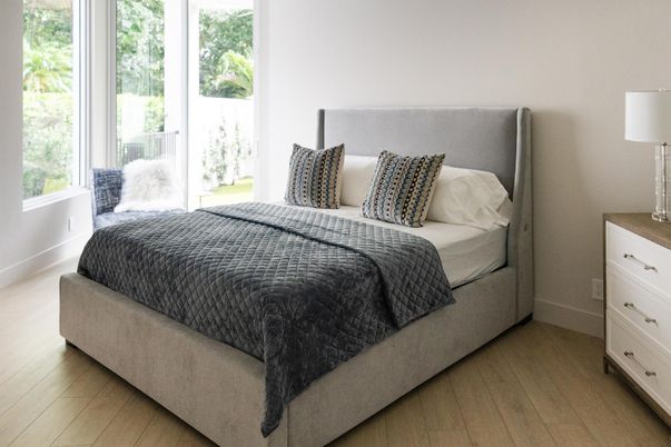 Bedroom, Interior, Wood Texture Flooring