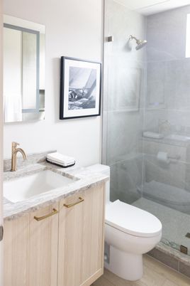 Bathroom, Glass Shower, Interior