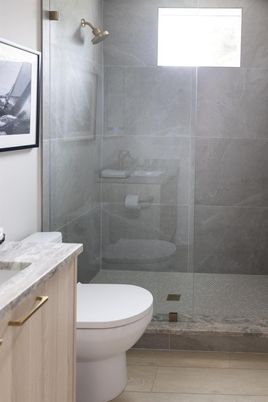 Bathroom, Glass Shower, Interior